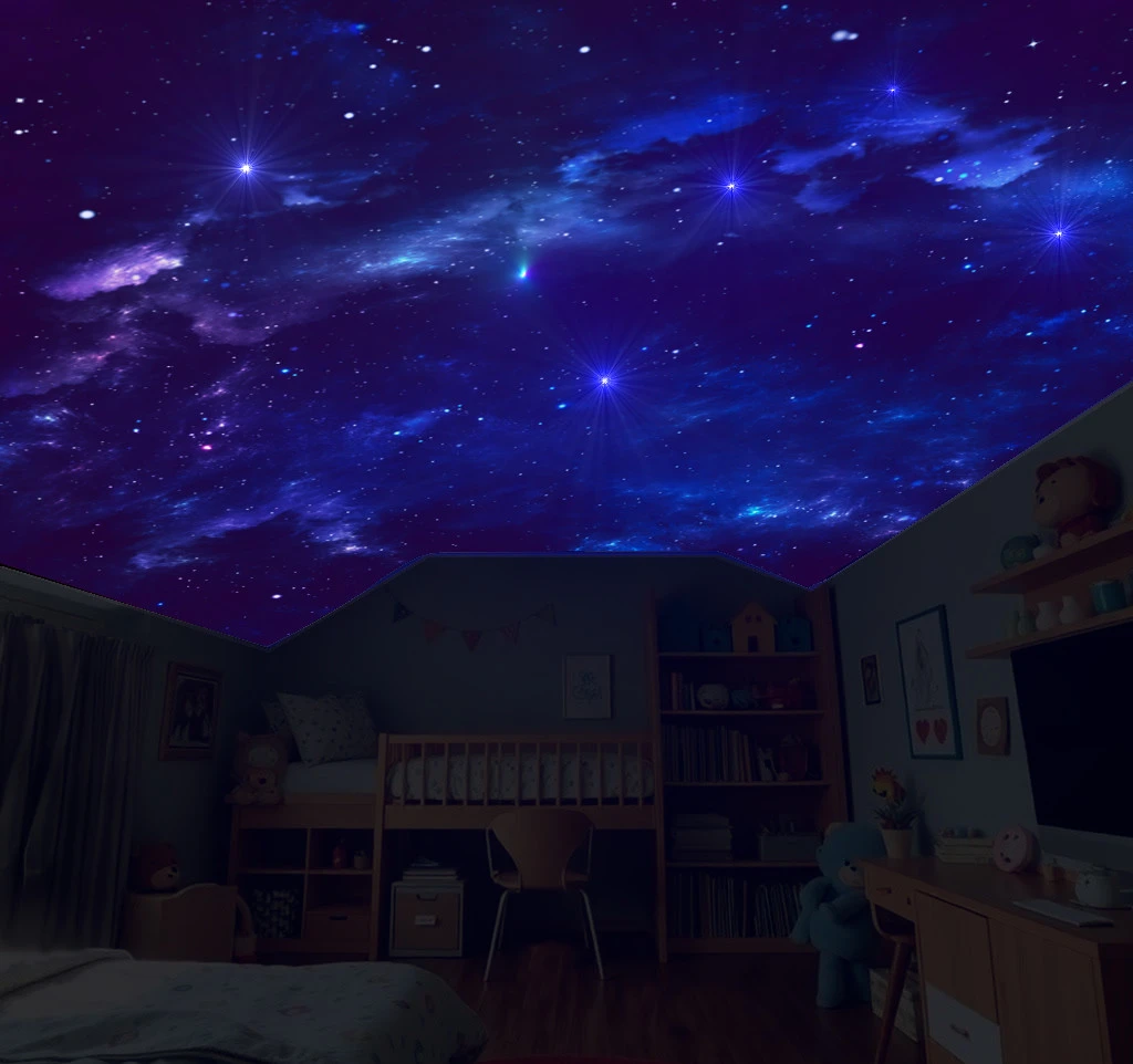 pokuj zosi sufit napinany gwiezdziste niebo