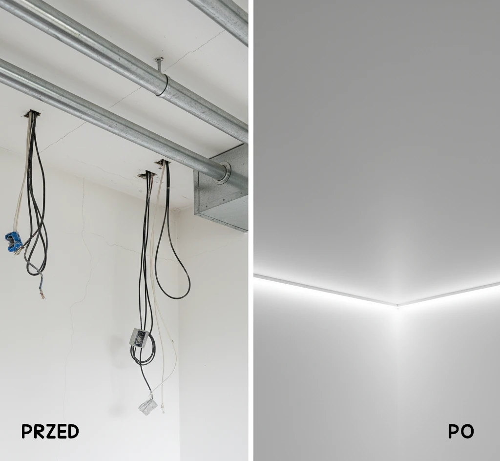 Sufit Napinany czy Kanton Gips?