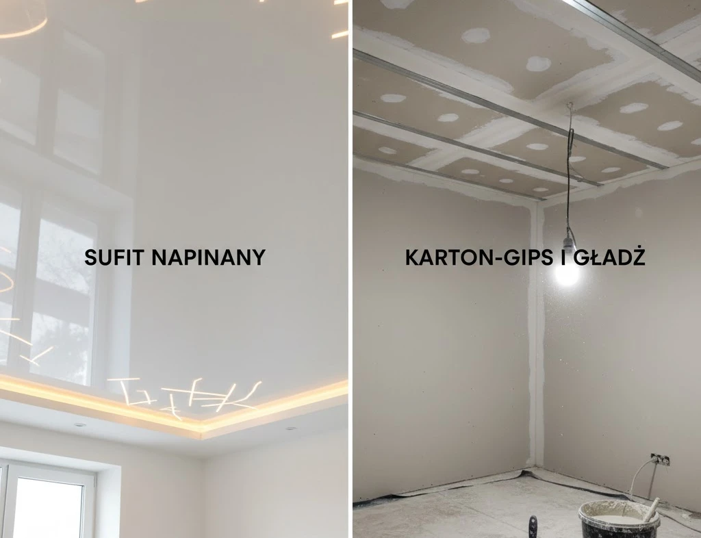 Czym zastąpić gładź na suficie?