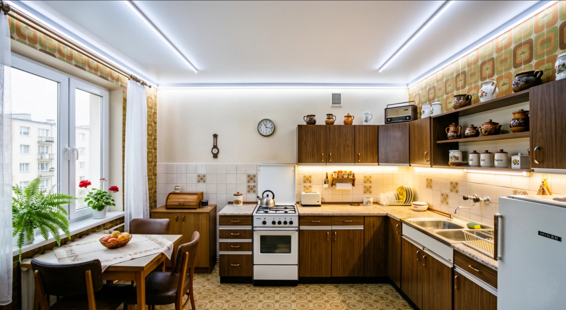 satynowy-sufit-napinany-w-kuchni image satynowy sufit napinany w kuchni