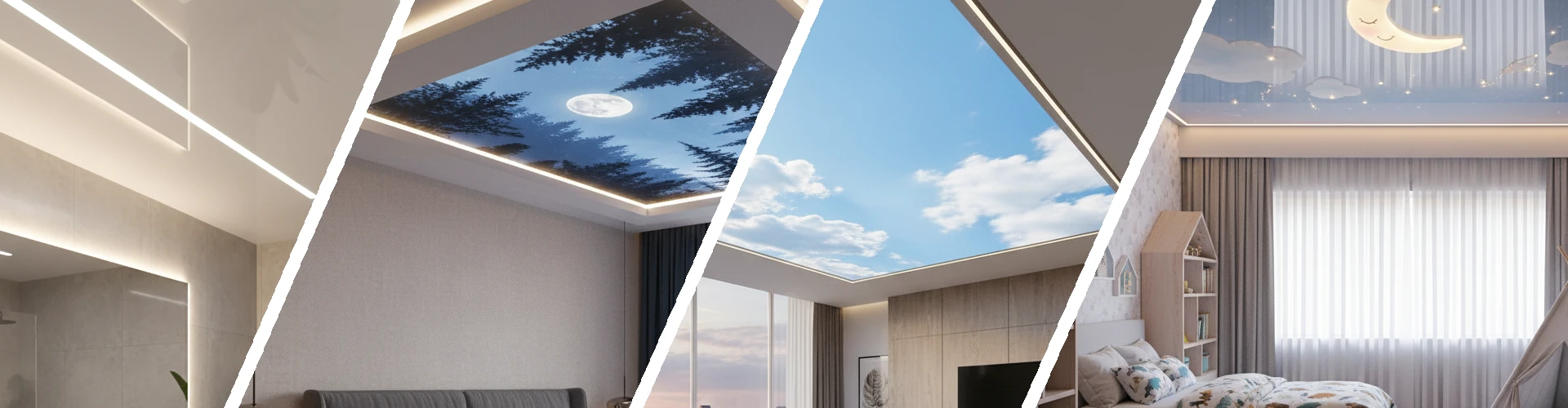 Sufity napinane w domu — aranżacje z oświetleniem LED